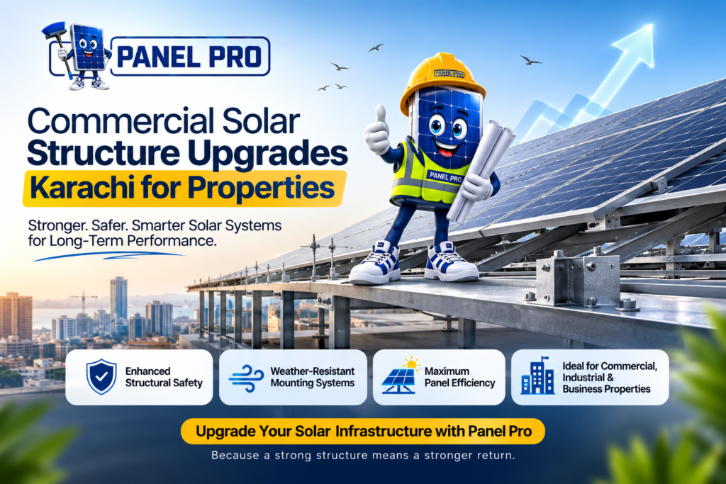 commercial solar structure upgrades Karachi