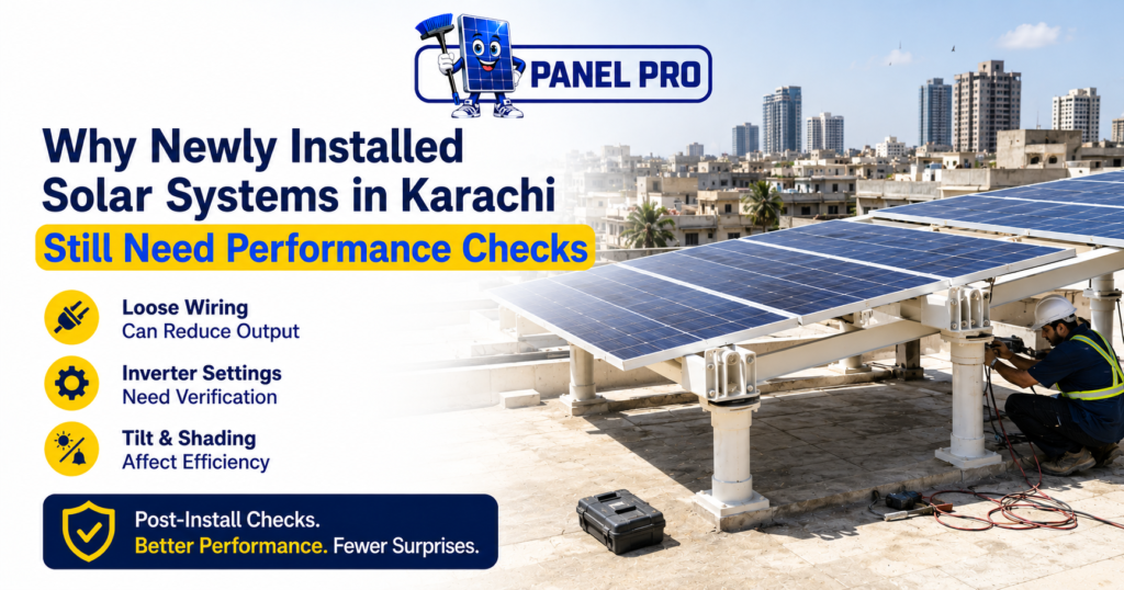new solar system checks Karachi