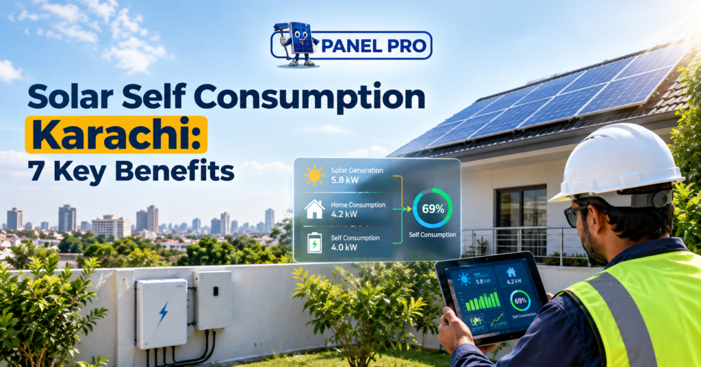 solar self consumption Karachi